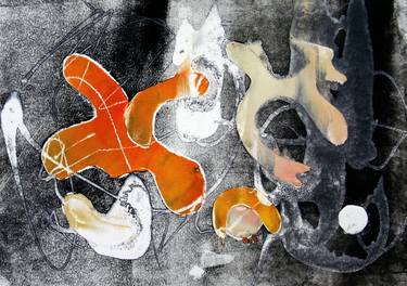 Print of Abstract Printmaking by Engelina Zandstra