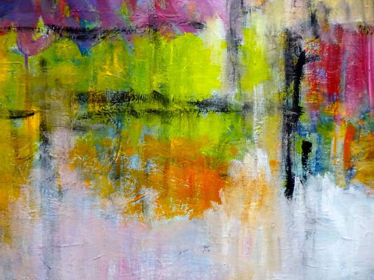 Original Abstract Expressionism Abstract Painting by Engelina Zandstra