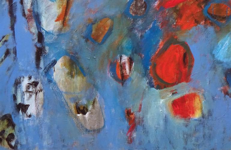 Original Abstract Expressionism Abstract Painting by Engelina Zandstra