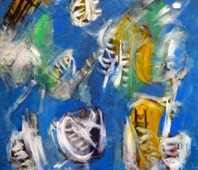 Original Abstract Expressionism Abstract Painting by Engelina Zandstra