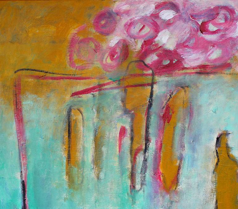 Original Abstract Landscape Painting by Engelina Zandstra