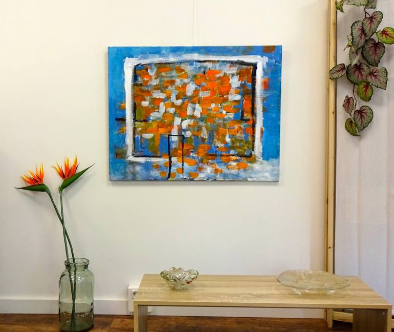 Original Abstract Painting by Engelina Zandstra