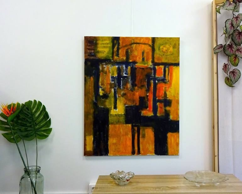 Original Abstract Painting by Engelina Zandstra