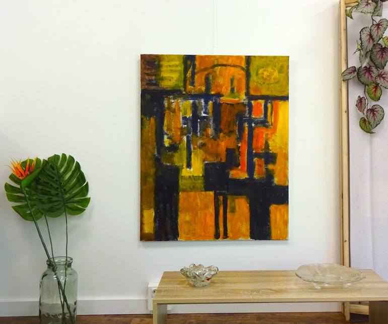 Original Abstract Painting by Engelina Zandstra