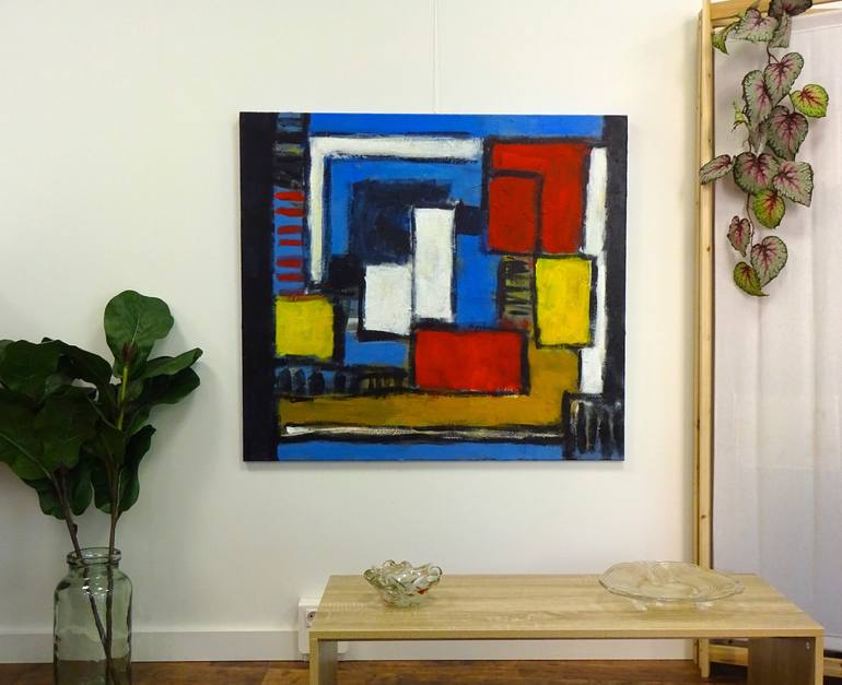 Original Abstract Painting by Engelina Zandstra