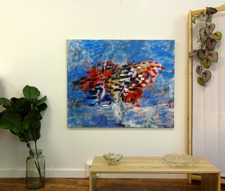 Original Abstract Painting by Engelina Zandstra