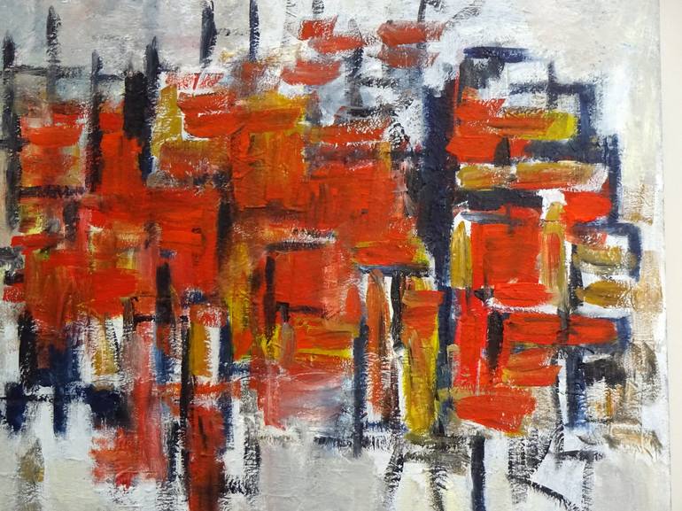 Original Abstract Painting by Engelina Zandstra