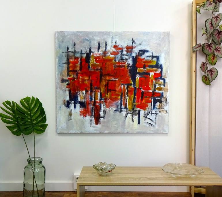 Original Abstract Painting by Engelina Zandstra