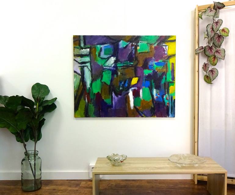 Original Abstract Painting by Engelina Zandstra