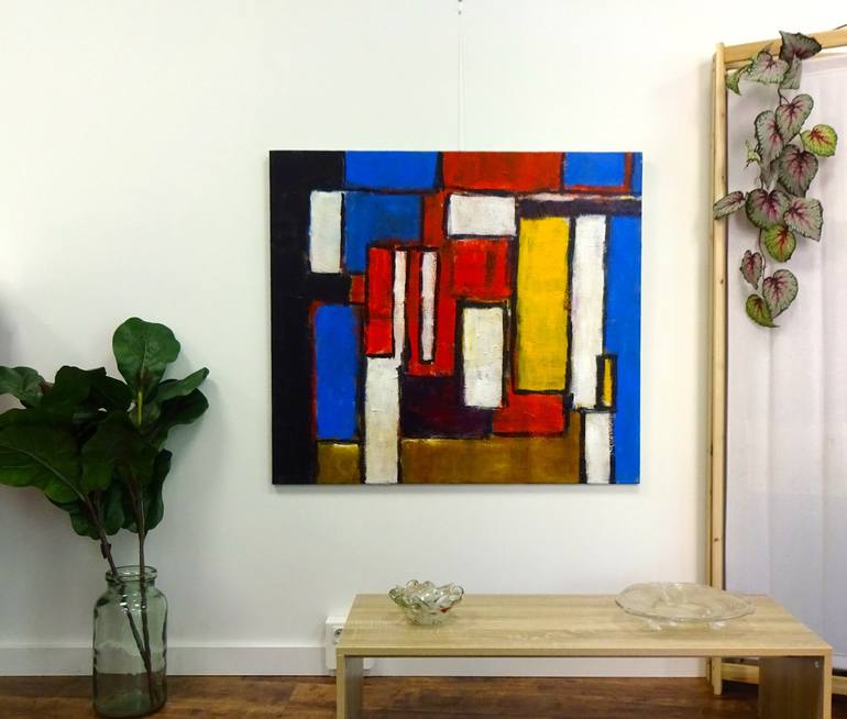 Original Abstract Painting by Engelina Zandstra