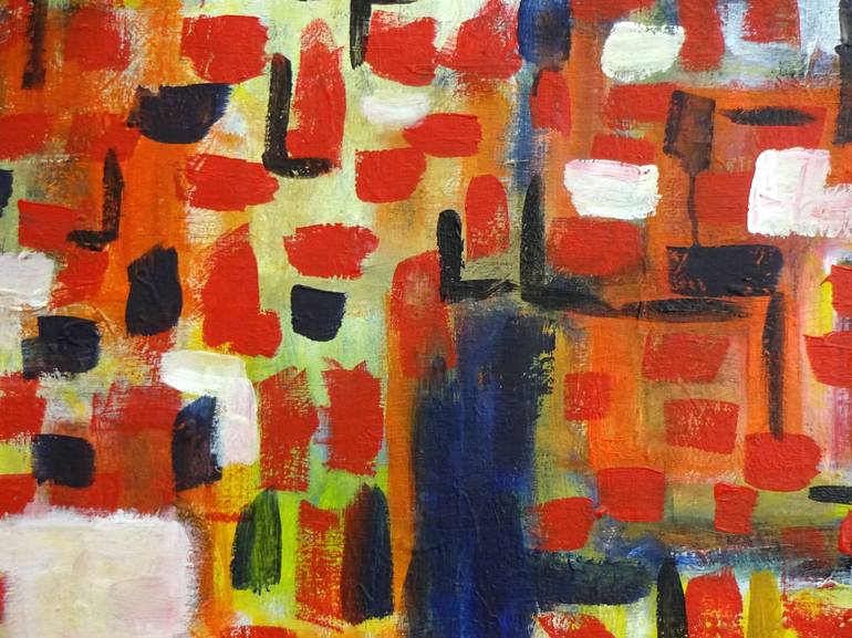 Original Abstract Painting by Engelina Zandstra