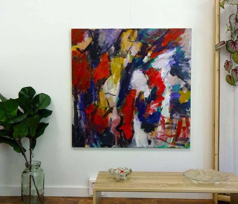 Original Abstract Painting by Engelina Zandstra