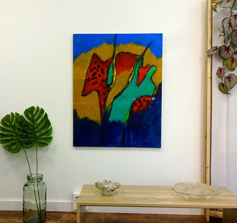 Original Abstract Painting by Engelina Zandstra