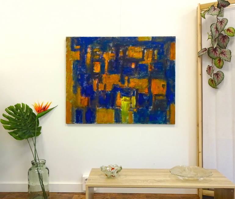 Original Abstract Painting by Engelina Zandstra