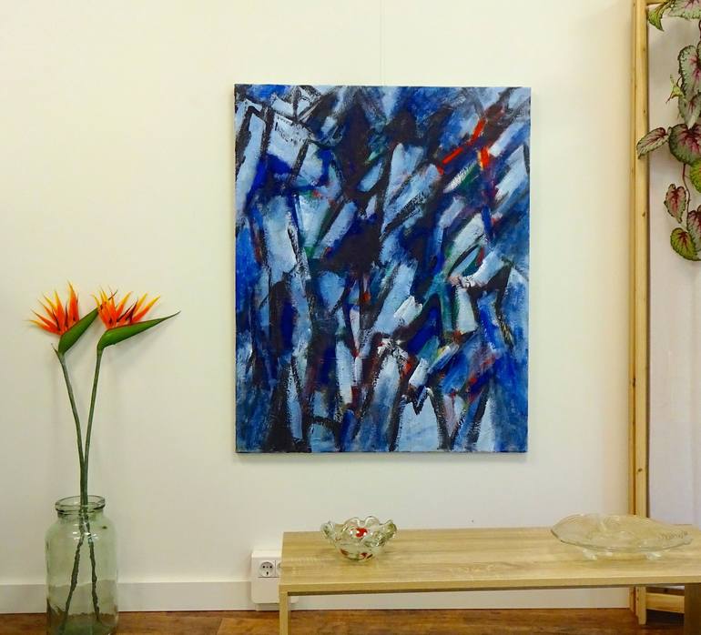 Original Abstract Painting by Engelina Zandstra