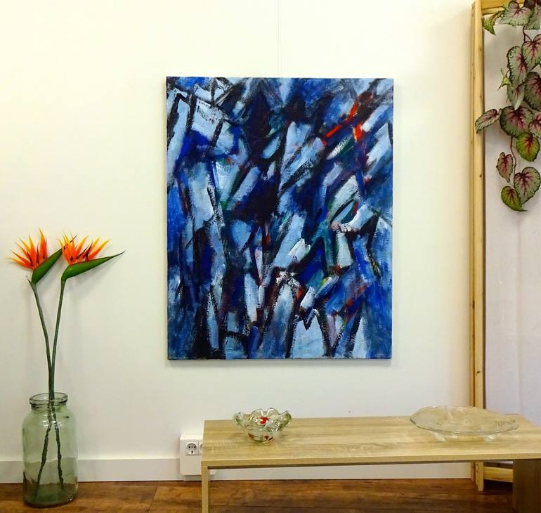 Original Abstract Painting by Engelina Zandstra