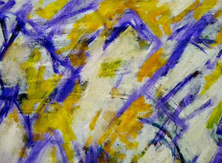 Original Abstract Expressionism Abstract Painting by Engelina Zandstra