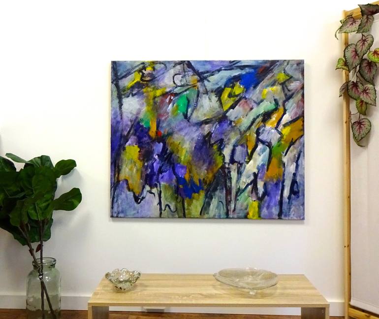 Original Abstract Painting by Engelina Zandstra