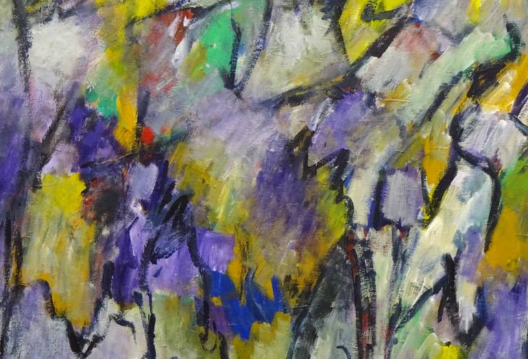 Original Abstract Expressionism Abstract Painting by Engelina Zandstra