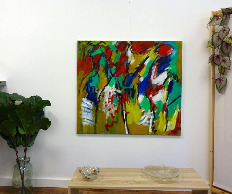 Original Abstract Painting by Engelina Zandstra