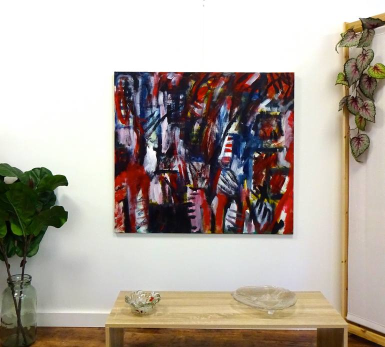 Original Abstract Painting by Engelina Zandstra