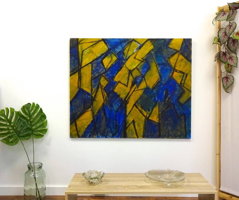 Original Abstract Painting by Engelina Zandstra