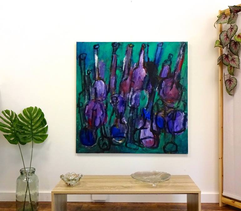 Original Abstract Painting by Engelina Zandstra