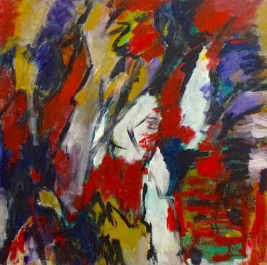 Print of Abstract Expressionism Abstract Paintings by Engelina Zandstra