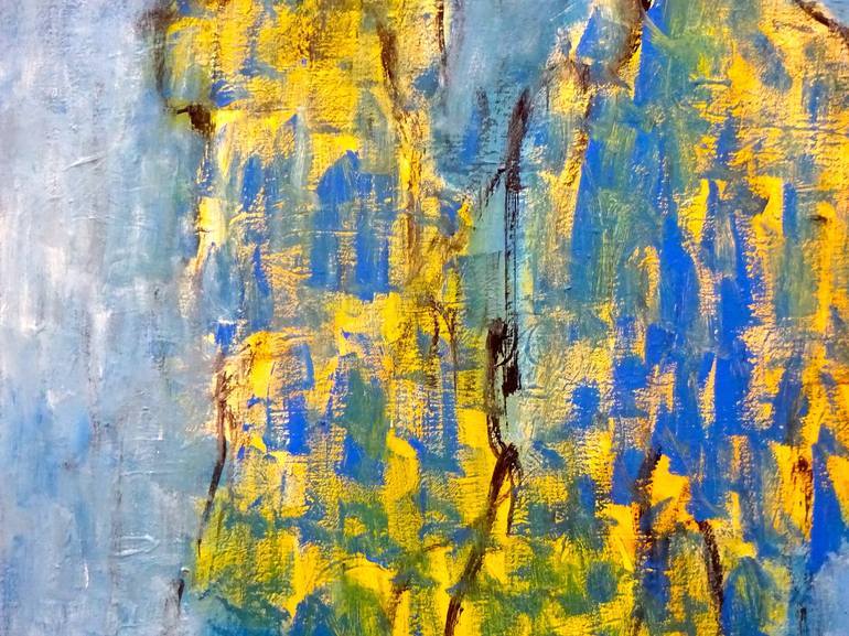 Original Abstract People Painting by Engelina Zandstra