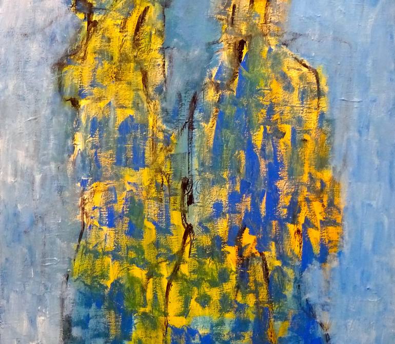 Original Abstract People Painting by Engelina Zandstra