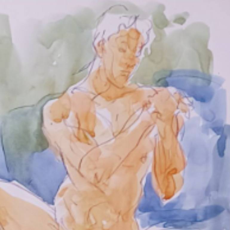 Original Contemporary Body Mixed Media by Eric Leong