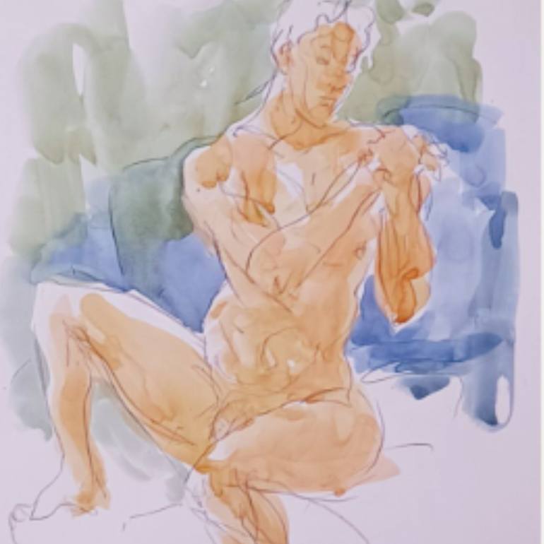 Original Contemporary Body Mixed Media by Eric Leong
