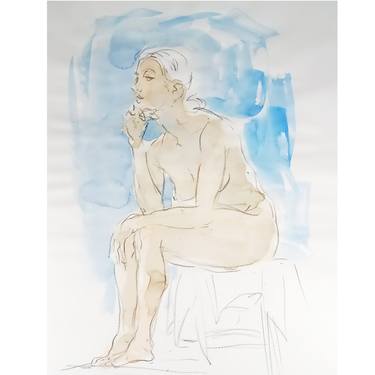 Original Art Deco Body Drawings by Eric Leong