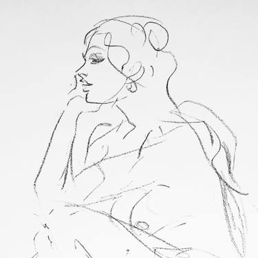 Original Art Deco Body Drawings by Eric Leong