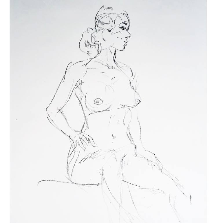 Print of Art Nouveau Body Drawings by Eric Leong