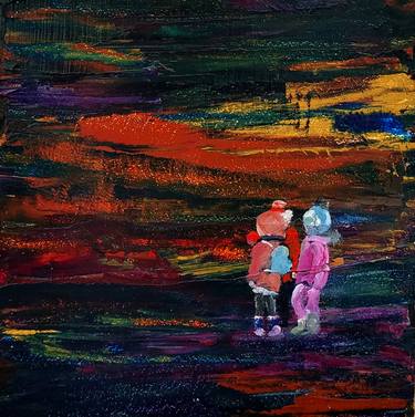 Print of Abstract Kids Paintings by Marharyta Karmazina