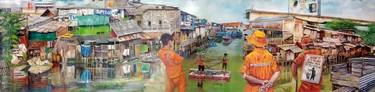 Original Contemporary Cities Paintings by Panji Setia Bangsa