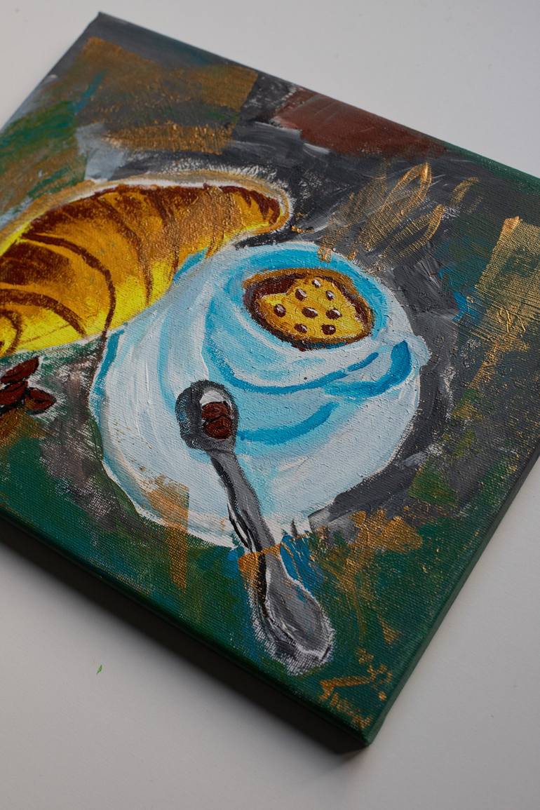 Original Impressionism Food Painting by Alena Pasavets