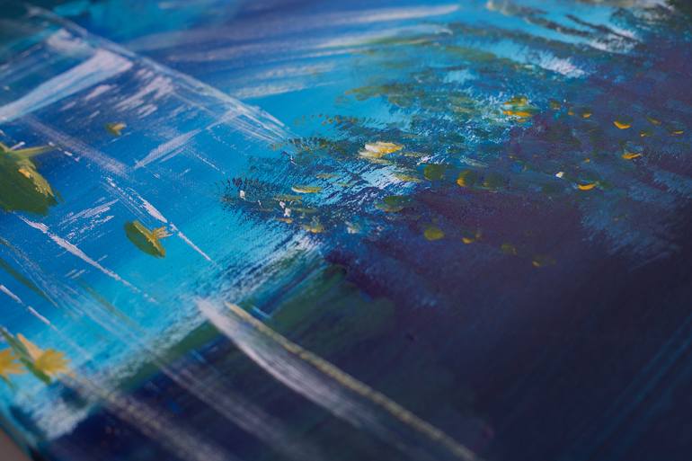 Original Abstract Botanic Painting by Alena Pasavets