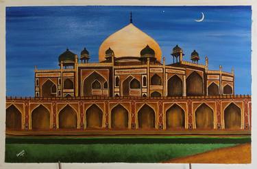 Original Architecture Painting by Samreen Fatima 