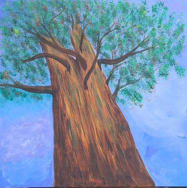 Original Expressionism Tree Paintings by Laura Flores