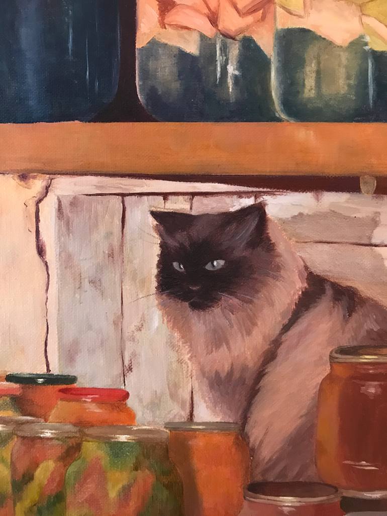 Original Conceptual Animal Painting by Oleksandra Pishchulina