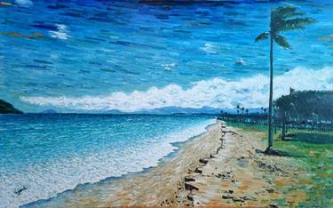 Original Figurative Beach Paintings by Sang EUL Ha