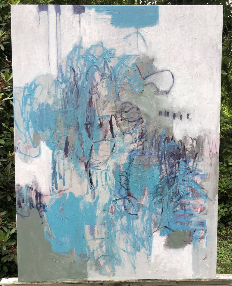 Original Conceptual Abstract Painting by Marilyn Fox