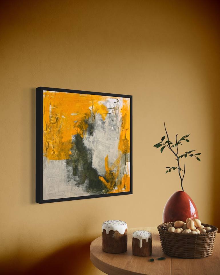 Original Abstract Expressionism Abstract Painting by Marilyn Fox