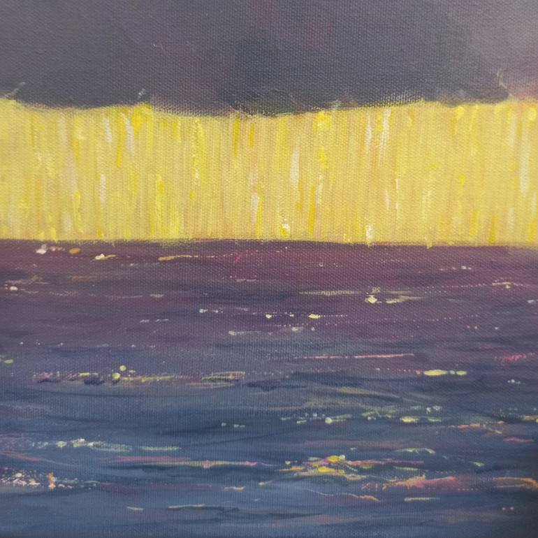 Original Impressionism Seascape Painting by Maryna Steblyna
