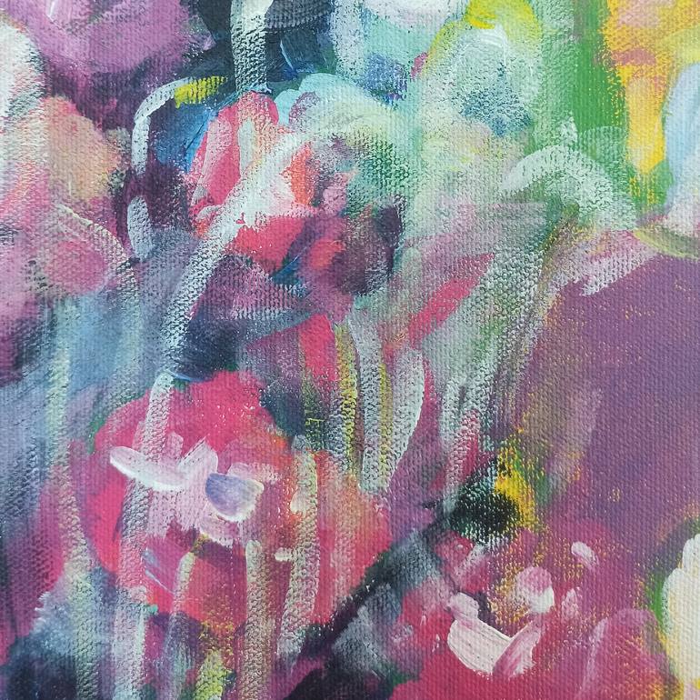 Original Impressionism Abstract Painting by Maryna Steblyna
