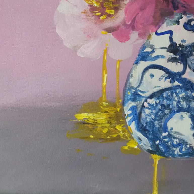 Original Contemporary Botanic Painting by Maryna Steblyna