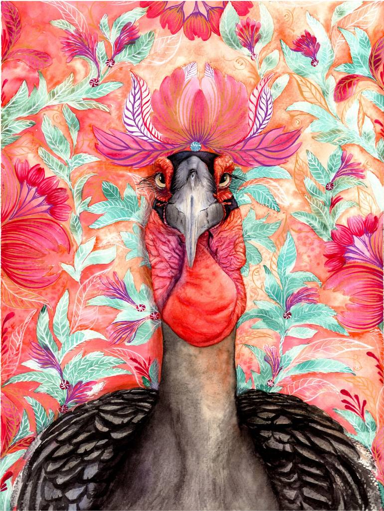Print of Folk Animal Paintings by Tetiana Savchenko