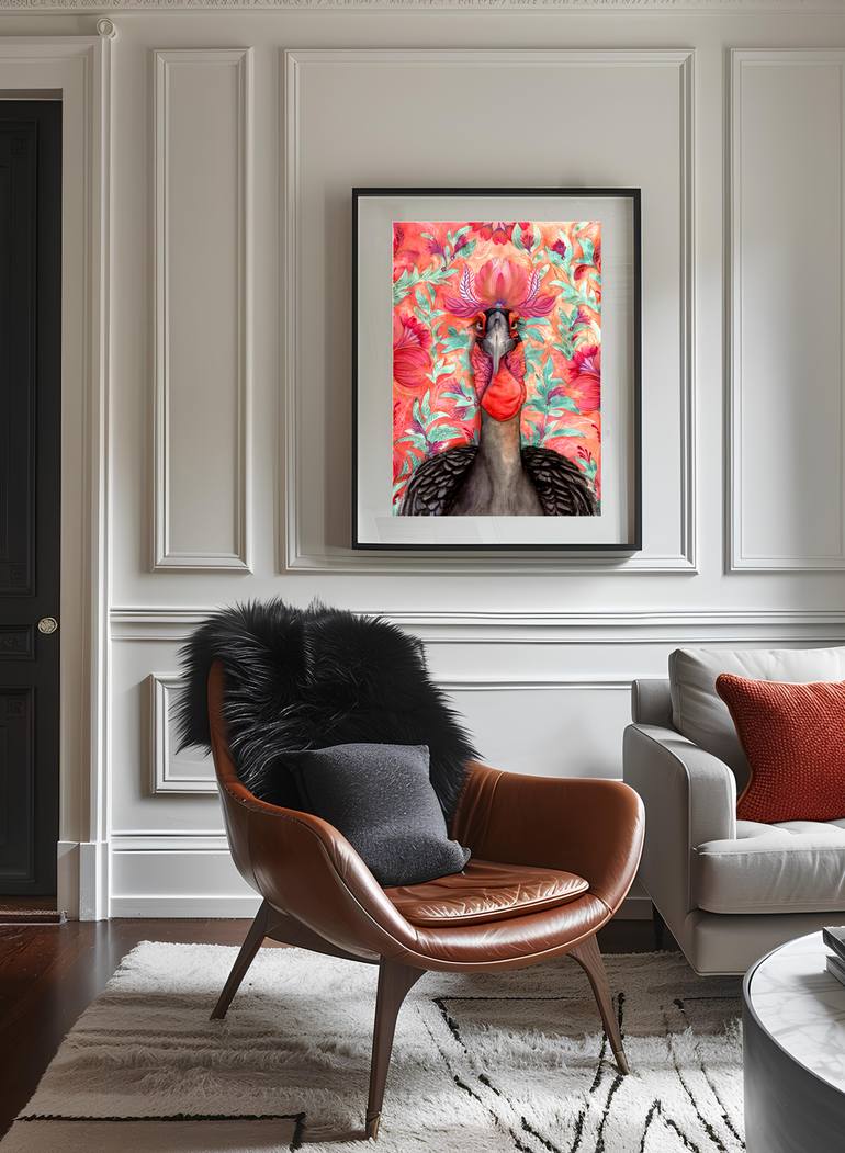 Original Folk Animal Painting by Tetiana Savchenko